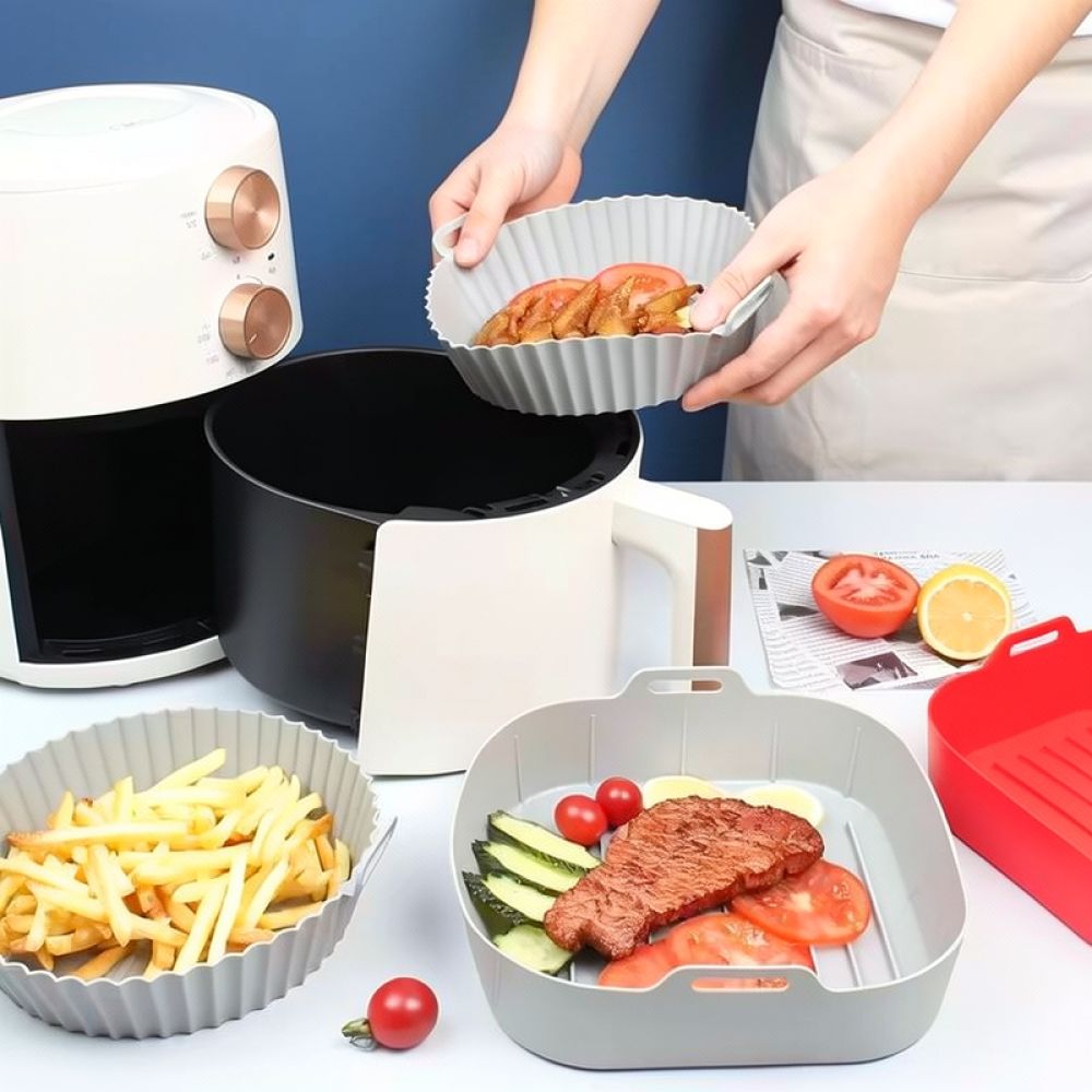 Square Silicone Air Fryer Bask - đánh giá và giá Air Fryer Silicone Pot Liner