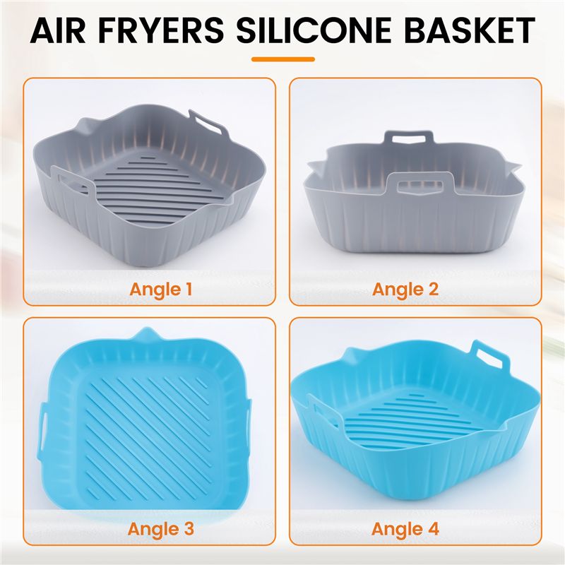 NEW HOT In Stock-2 Pcs Large A - đánh giá và giá Air Fryer Silicone Pot Liner